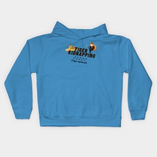 Tiger Kidnapping (Tiger Optional) Kids Hoodie